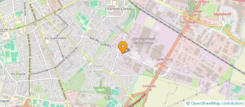 localisation de l'entreprise SARL ALUMINIUM VERRE AGENCEMENT à CORMELLES-LE-ROYAL