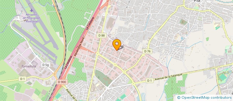 localisation de l'entreprise SARL ALUVER 66 à PERPIGNAN
