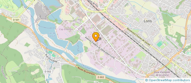 localisation de l'entreprise SARL ALUX à LONS