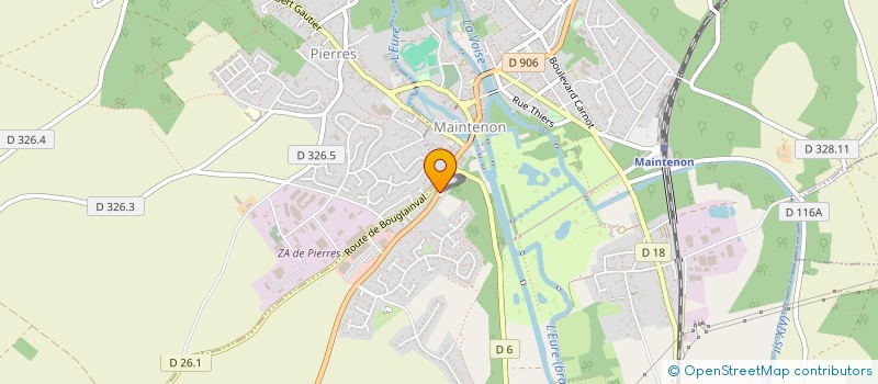 localisation de l'entreprise SARL ALVAREZ à MAINTENON