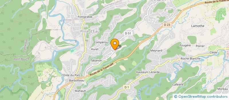 localisation de l'entreprise SARL ALVEOLUS  PETIT-BOURG