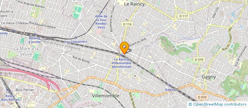 localisation de l'entreprise SARL ALVITES à LE RAINCY