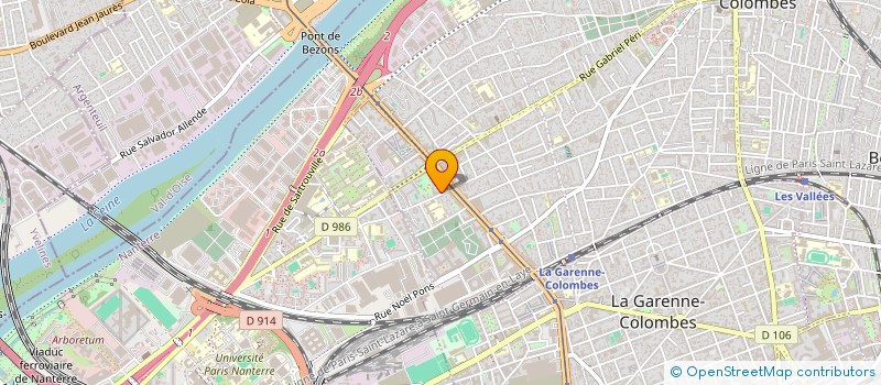 localisation de l'entreprise SARL ALVY à COLOMBES