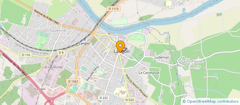 localisation de l'entreprise SARL ALYONA à LANGON