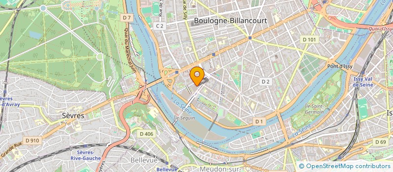 localisation de l'entreprise SARL ALYP OPTIC à BOULOGNE-BILLANCOURT