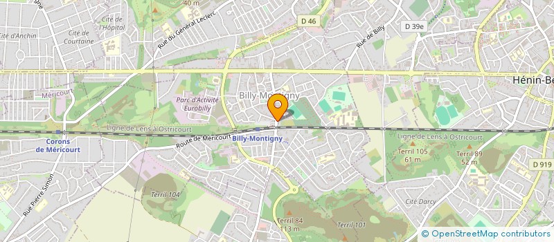localisation de l'entreprise SARL ALYRE à BILLY-MONTIGNY