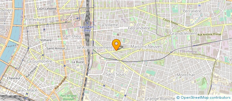 localisation de l'entreprise SARL AM  LYON