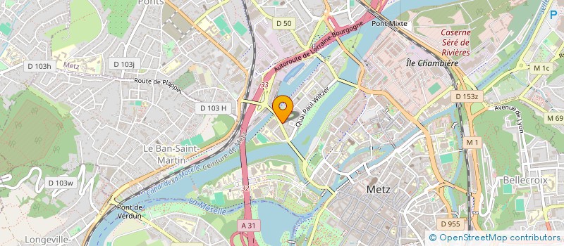 localisation de l'entreprise SARL AM DIFFUSION à METZ