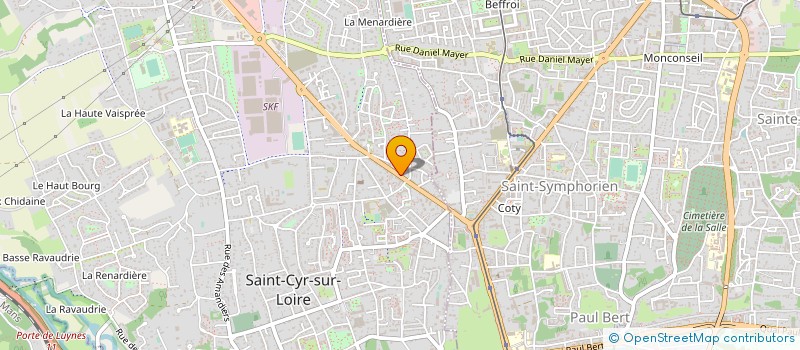 localisation de l'entreprise SARL AM ST CYR  SAINT-CYR-SUR-LOIRE