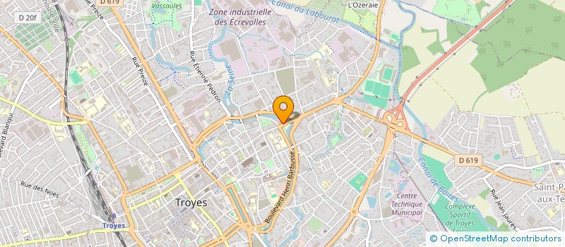localisation de l'entreprise SARL AM2J à TROYES
