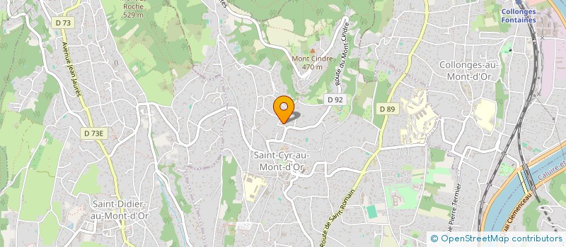 localisation de l'entreprise SARL AMABOX  SAINT CYR AU MONT D OR