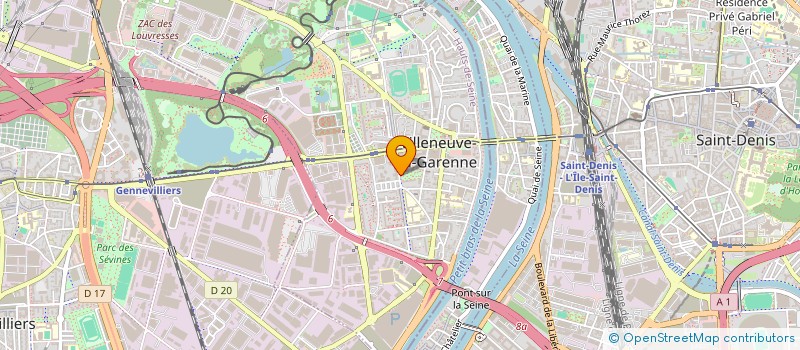 localisation de l'entreprise SARL AMANA à VILLENEUVE-LA-GARENNE