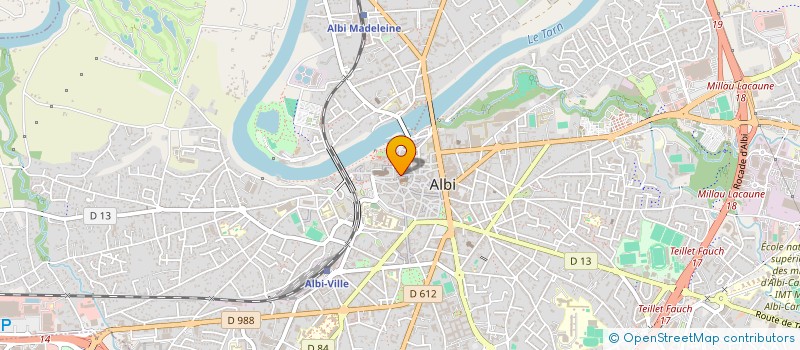 localisation de l'entreprise SARL AMANDA à ALBI