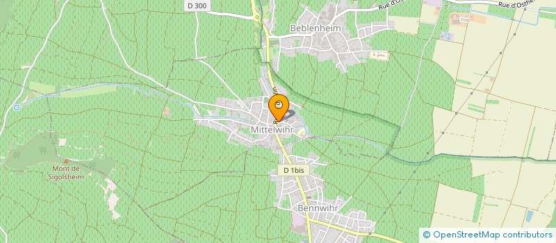 localisation de l'entreprise SARL AMANDIER  MITTELWIHR