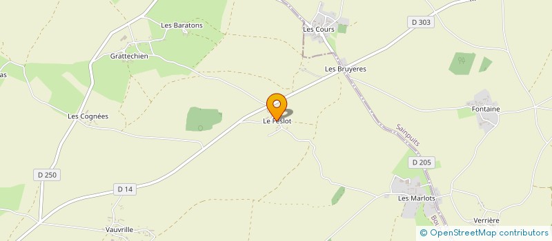 localisation de l'entreprise SARL AMANDINE ET ALEXIS  BOUHY