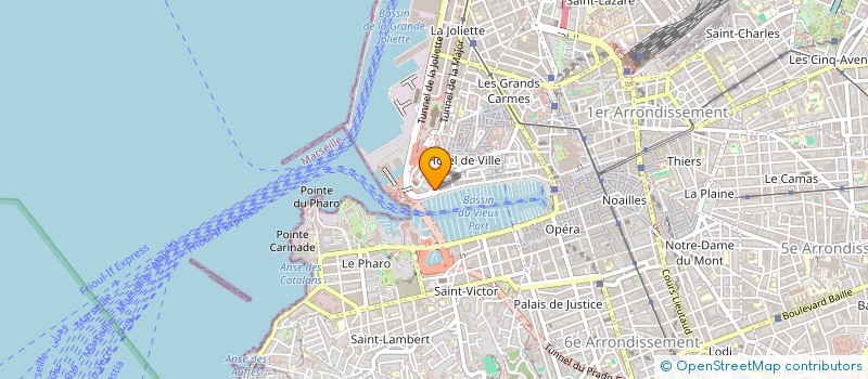localisation de l'entreprise SARL AMANDOLA à MARSEILLE
