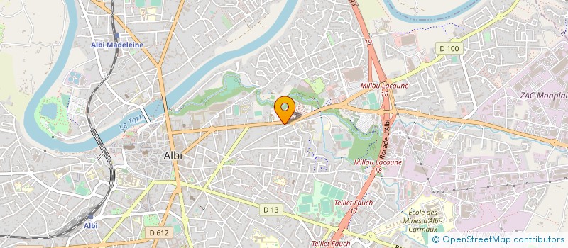 localisation de l'entreprise SARL AMARANY à ALBI