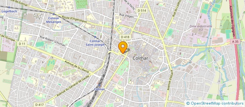 localisation de l'entreprise SARL AMARYLIS à COLMAR