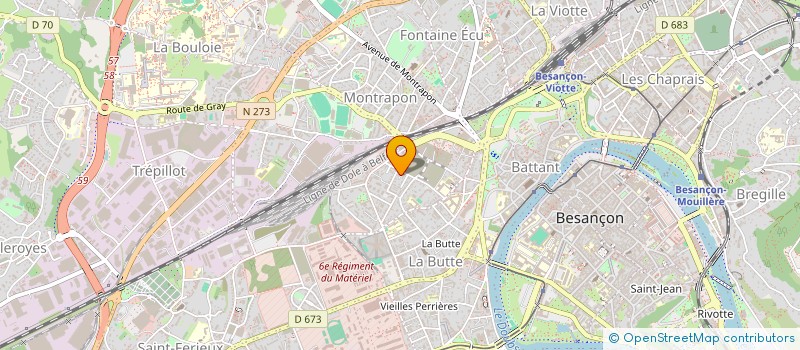 localisation de l'entreprise SARL AMAZONE à BESANCON