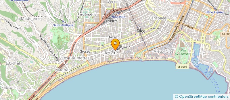localisation de l'entreprise SARL AMB  NICE