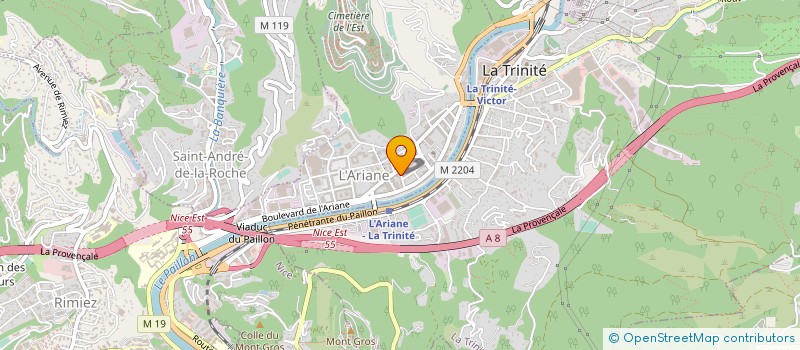 localisation de l'entreprise SARL AMB FERMETURES à NICE