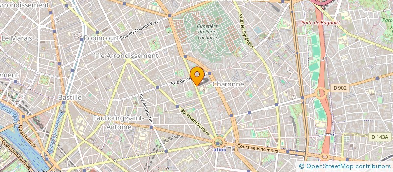 localisation de l'entreprise SARL AMBA à PARIS