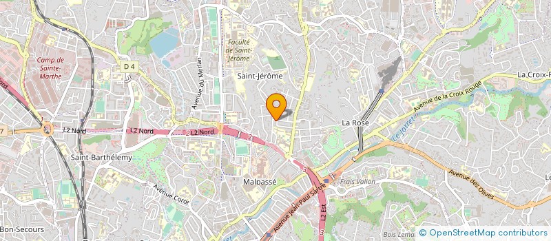 localisation de l'entreprise SARL AMBAT  MARSEILLE