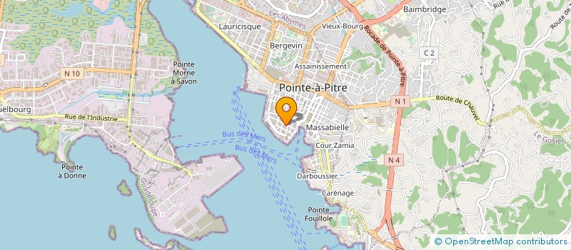localisation de l'entreprise SARL AMBIANCE à POINTE-A-PITRE