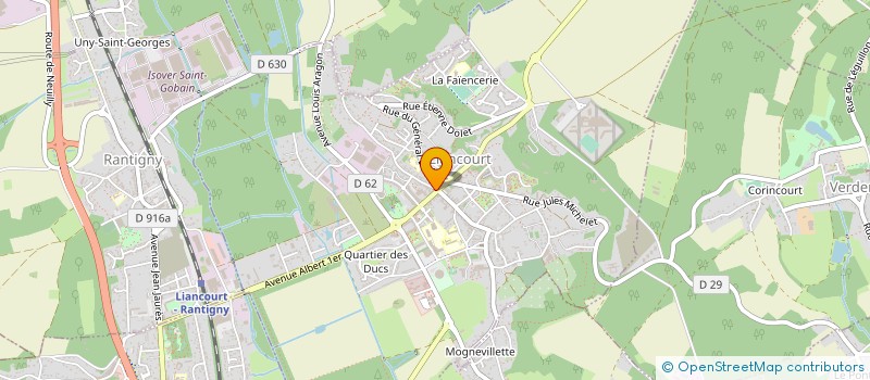 localisation de l'entreprise SARL AMBIANCE ET FETES à LIANCOURT