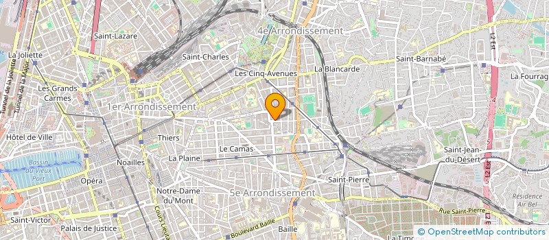 localisation de l'entreprise SARL AMBRE à MARSEILLE
