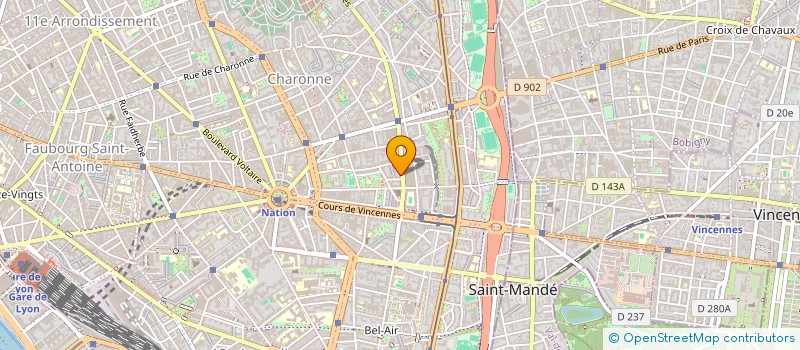 localisation de l'entreprise SARL AMBRID  PARIS