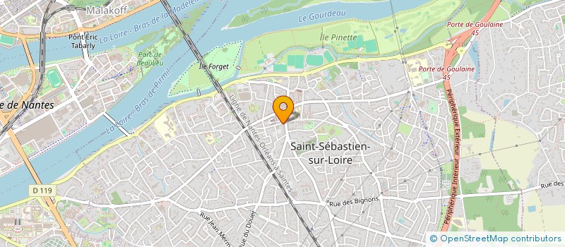 localisation de l'entreprise SARL AMBROISE  SAINT-SEBASTIEN-SUR-LOIRE