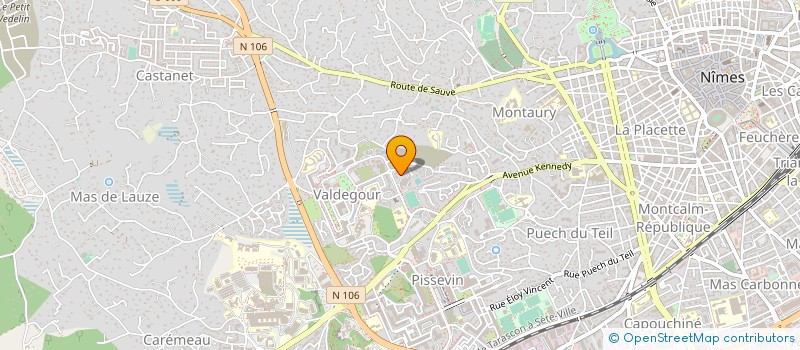 localisation de l'entreprise SARL AMBU.COM  NIMES