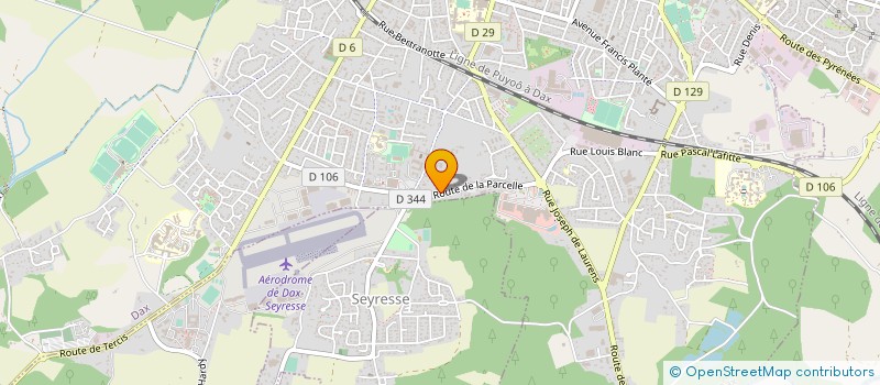 localisation de l'entreprise SARL AMBULANCE DAX ASSISTANCE à DAX