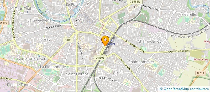 localisation de l'entreprise SARL AMBULANCE DE L ANGELIQUE à NIORT