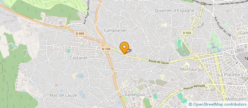 localisation de l'entreprise SARL AMBULANCE GARD ASSISTANCE  NIMES