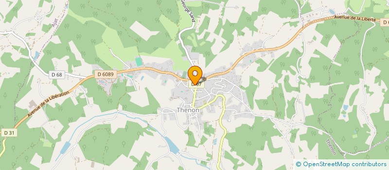 localisation de l'entreprise SARL AMBULANCE HAUTEFORT à THENON