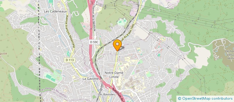 localisation de l'entreprise SARL AMBULANCE INTER URGENCE  SEPTEMES-LES-VALLONS