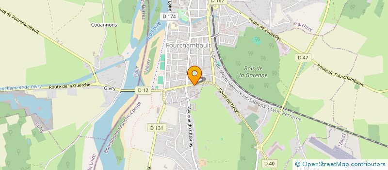 localisation de l'entreprise SARL AMBULANCE NUIT ET JOUR à FOURCHAMBAULT