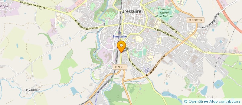 localisation de l'entreprise SARL AMBULANCES A.S.U.R.  BRESSUIRE