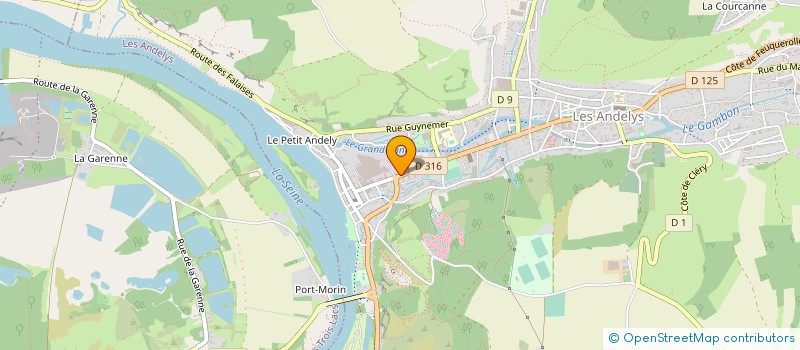 localisation de l'entreprise SARL AMBULANCES ANDELYSIENNES à LES ANDELYS