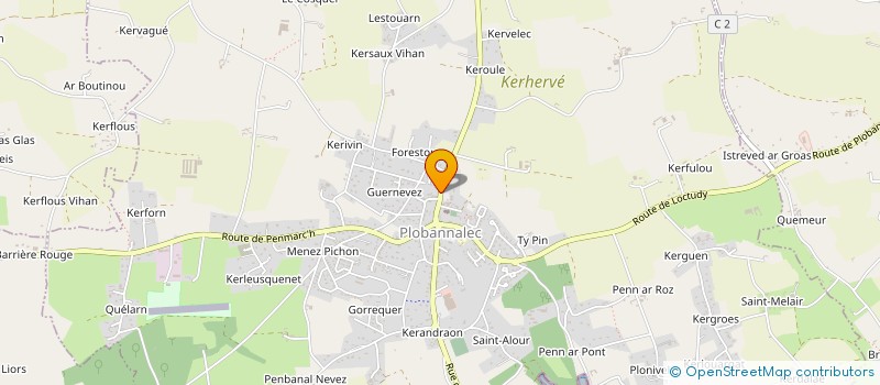 localisation de l'entreprise SARL AMBULANCES AR VRO  PLOBANNALEC-LESCONIL