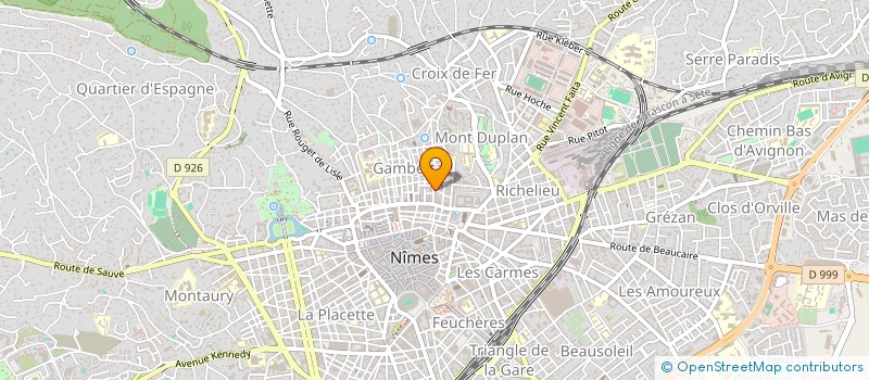 localisation de l'entreprise SARL AMBULANCES AZUR à NIMES