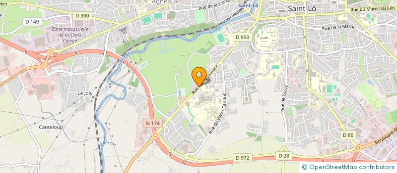 localisation de l'entreprise SARL AMBULANCES BESNARD  SAINT-LO