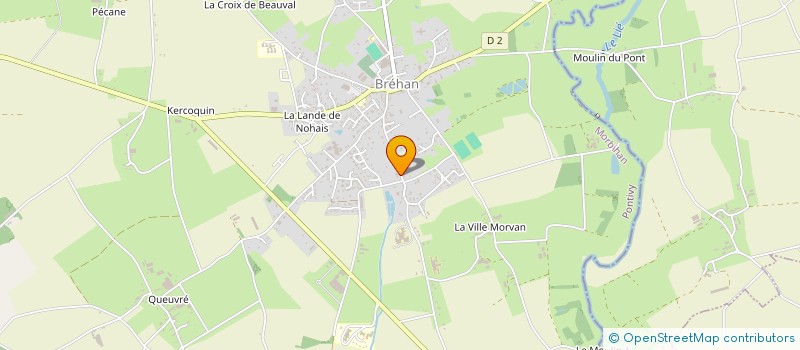 localisation de l'entreprise SARL AMBULANCES BREHANNAISES à BREHAN