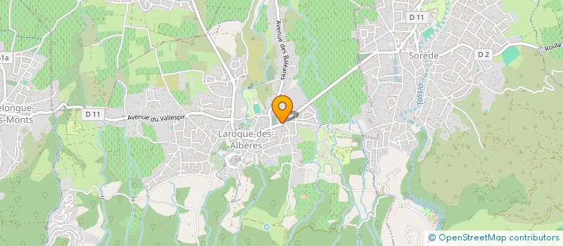 localisation de l'entreprise SARL AMBULANCES CAPEILLE SUCCESSEURS  LAROQUE-DES-ALBERES