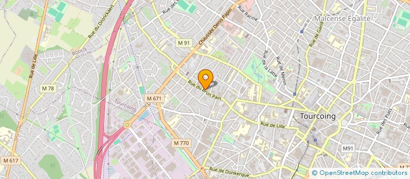 localisation de l'entreprise SARL AMBULANCES CAULIER  TOURCOING