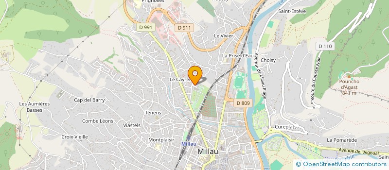 localisation de l'entreprise SARL AMBULANCES COMBES VULLO à SAINT-GEORGES-DE-LUZENCON