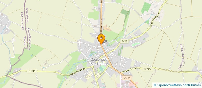 localisation de l'entreprise SARL AMBULANCES COULONGEOISES à COULONGES-SUR-L'AUTIZE