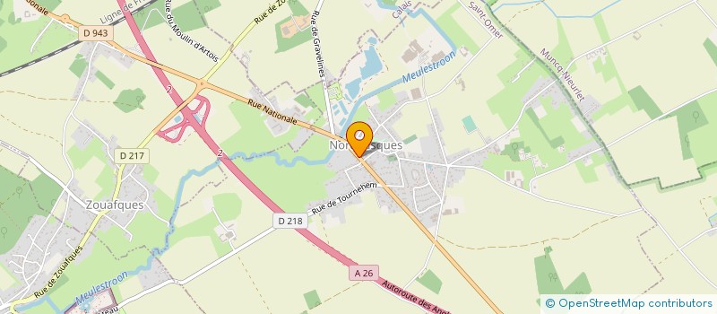 localisation de l'entreprise SARL AMBULANCES DE L'HERMITAGE  NORDAUSQUES